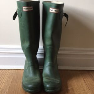 Vintage Hunter Boots - Green